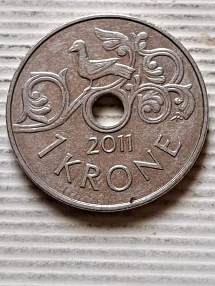 Norvegija 1 krona 2011