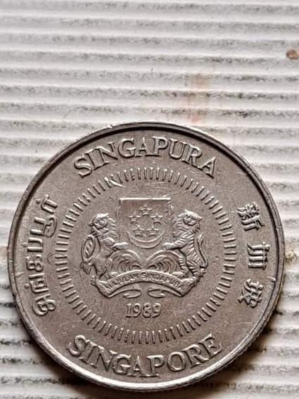 Singapūras 10 centų 1989