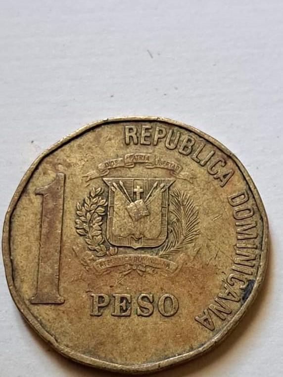 Dominikos Respublika 1 peso 1992
