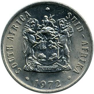 Pietų Afrika 10 centų 1972
