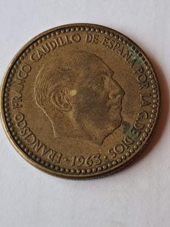 Ispanija 1 peseta 1963