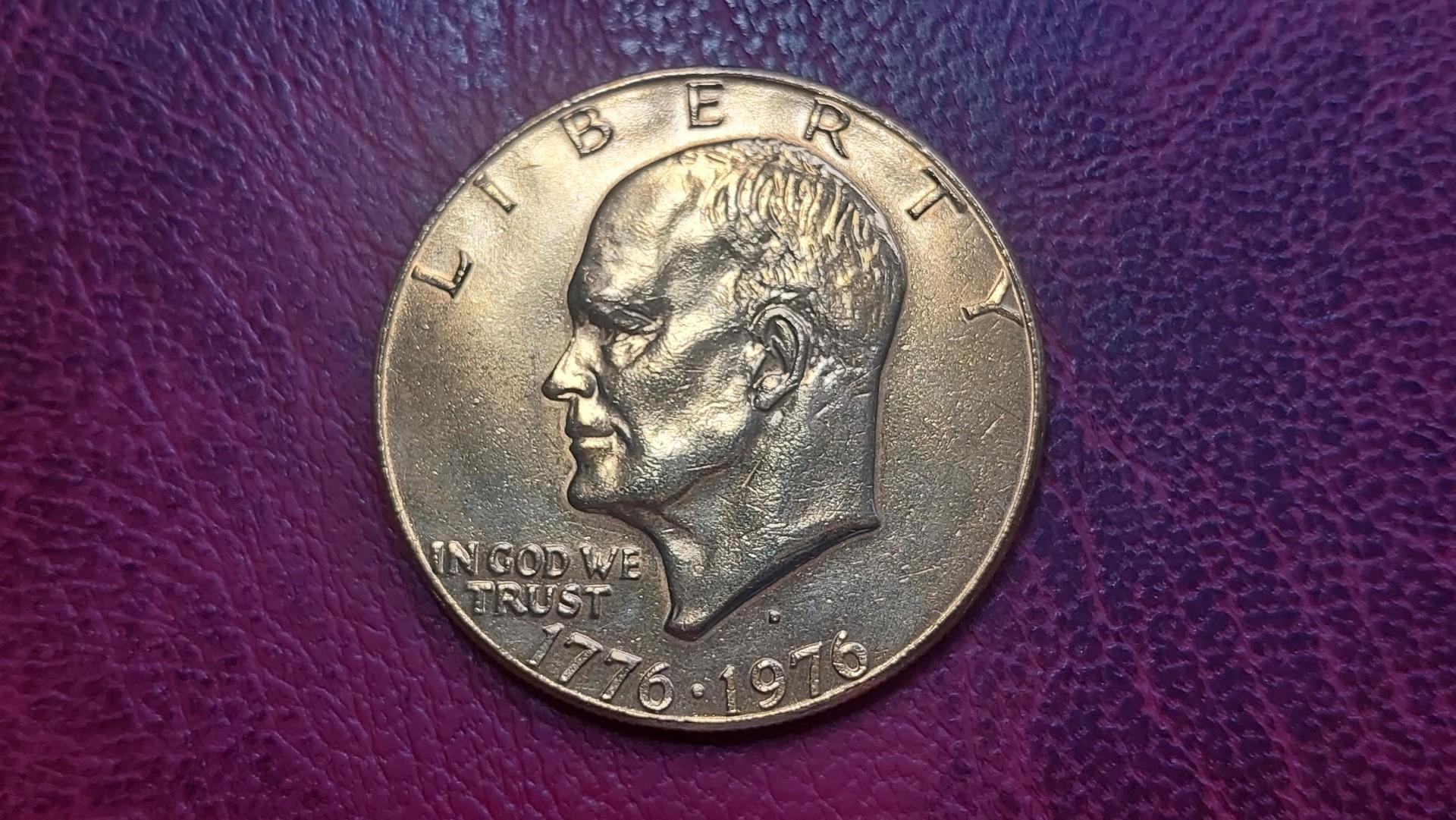 JAV 1 doleris, 1976D KM# 206 200 metų sukaktis