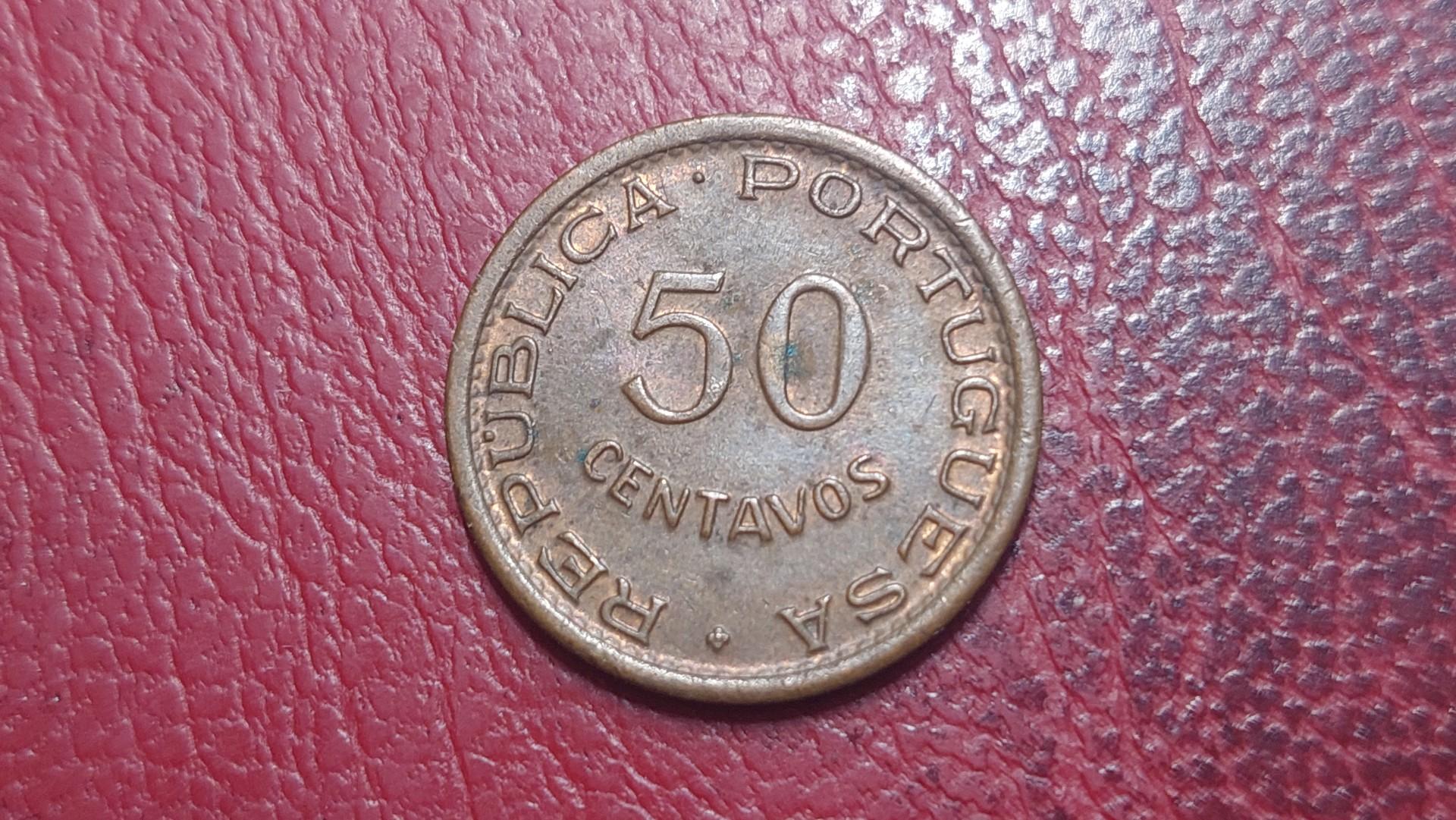 Mozambikas 50 sentavų, 1957 KM# 81