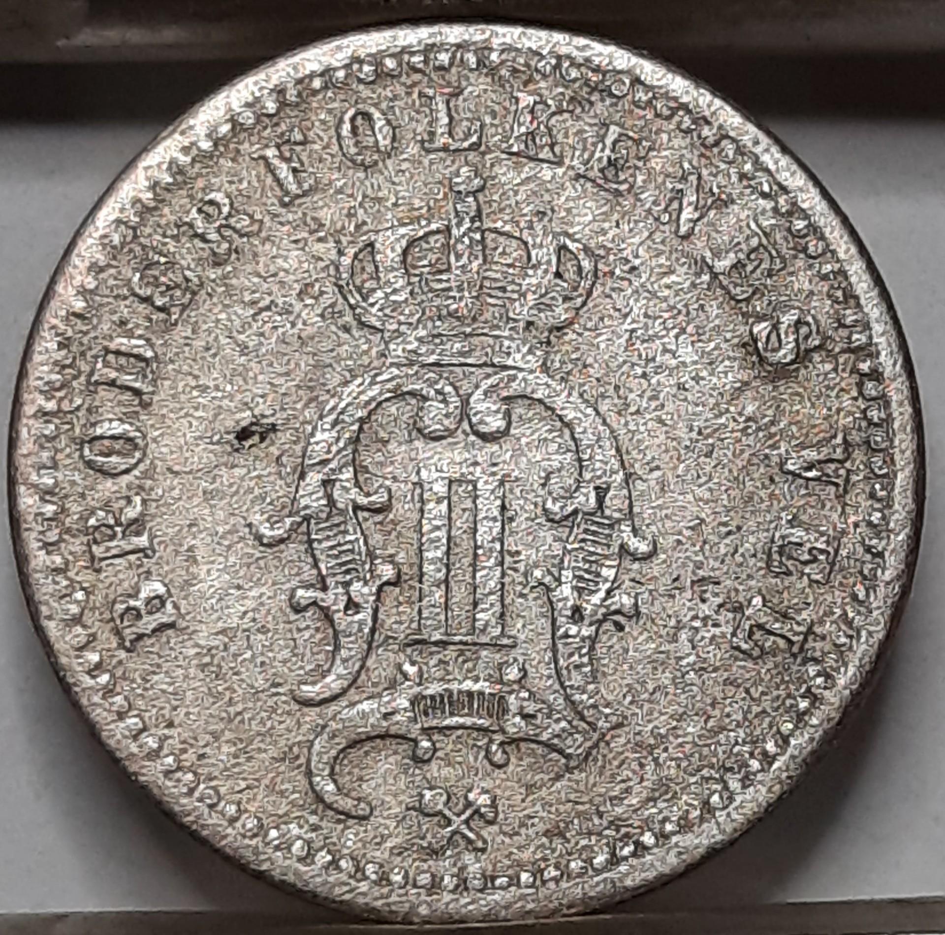 Norvegija 10 Erių 1882 KM#350 Sidabras (4079)