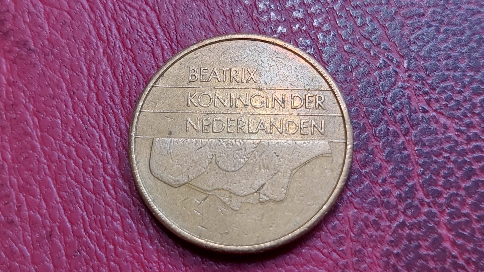 Nyderlandai 5 guldenai, 1991 KM# 210