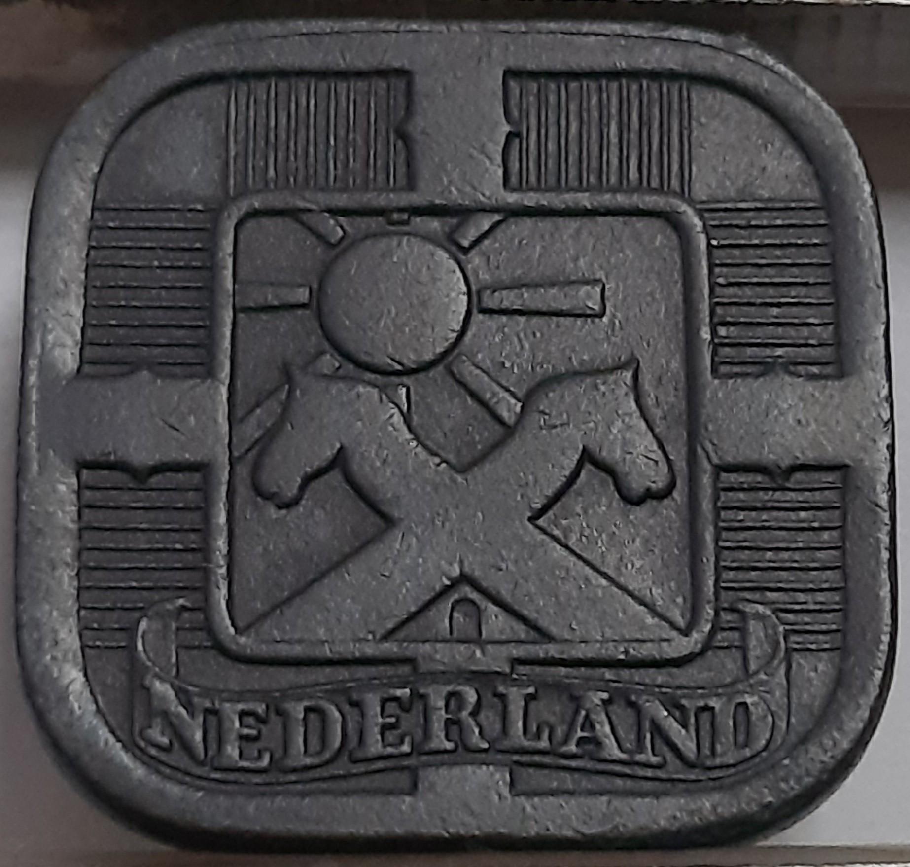 Nyderlandai 5 Centai 1941 KM#172 Cinkas (4232)