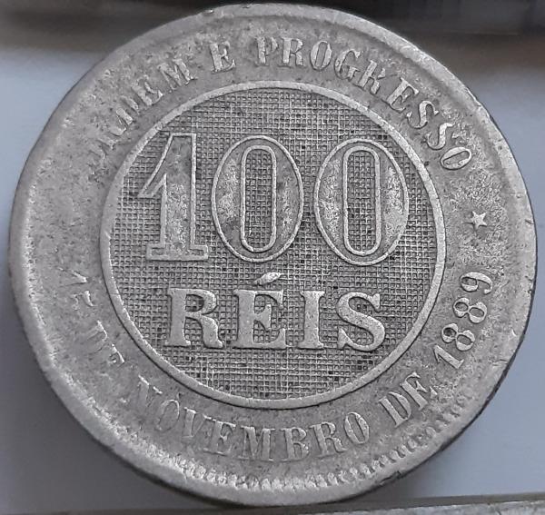 Brazilija 100 Realų 1893 KM#492 (4335)