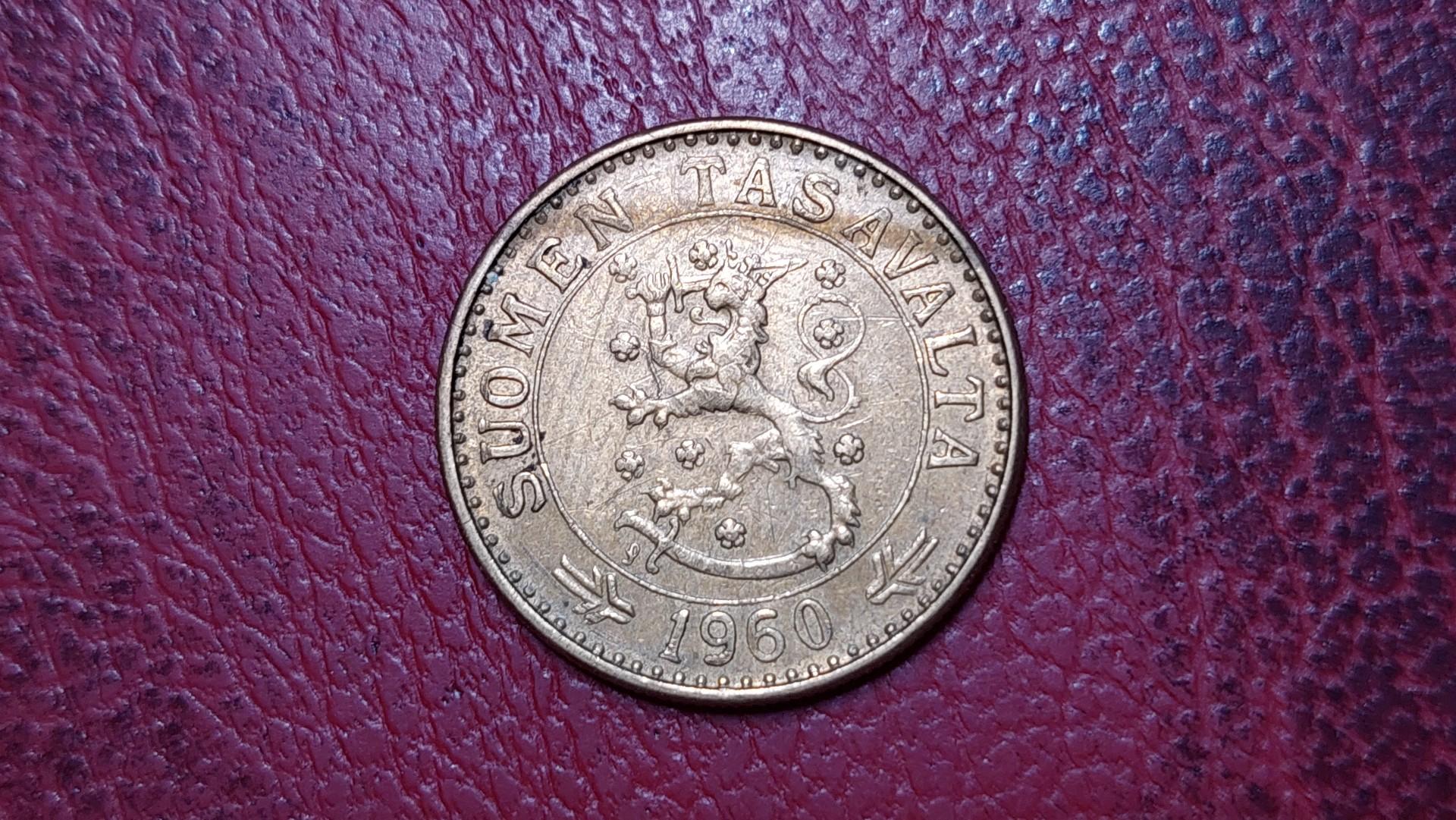 Suomija 20 markių, 1960 KM# 39