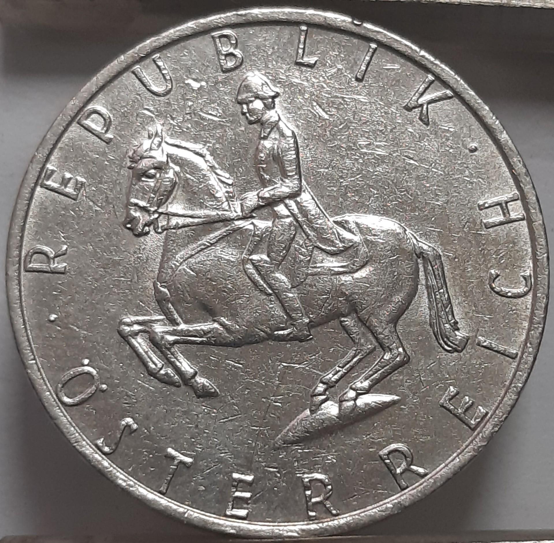 Austrija 5 Šilingai 1985 KM#2889a (4372)