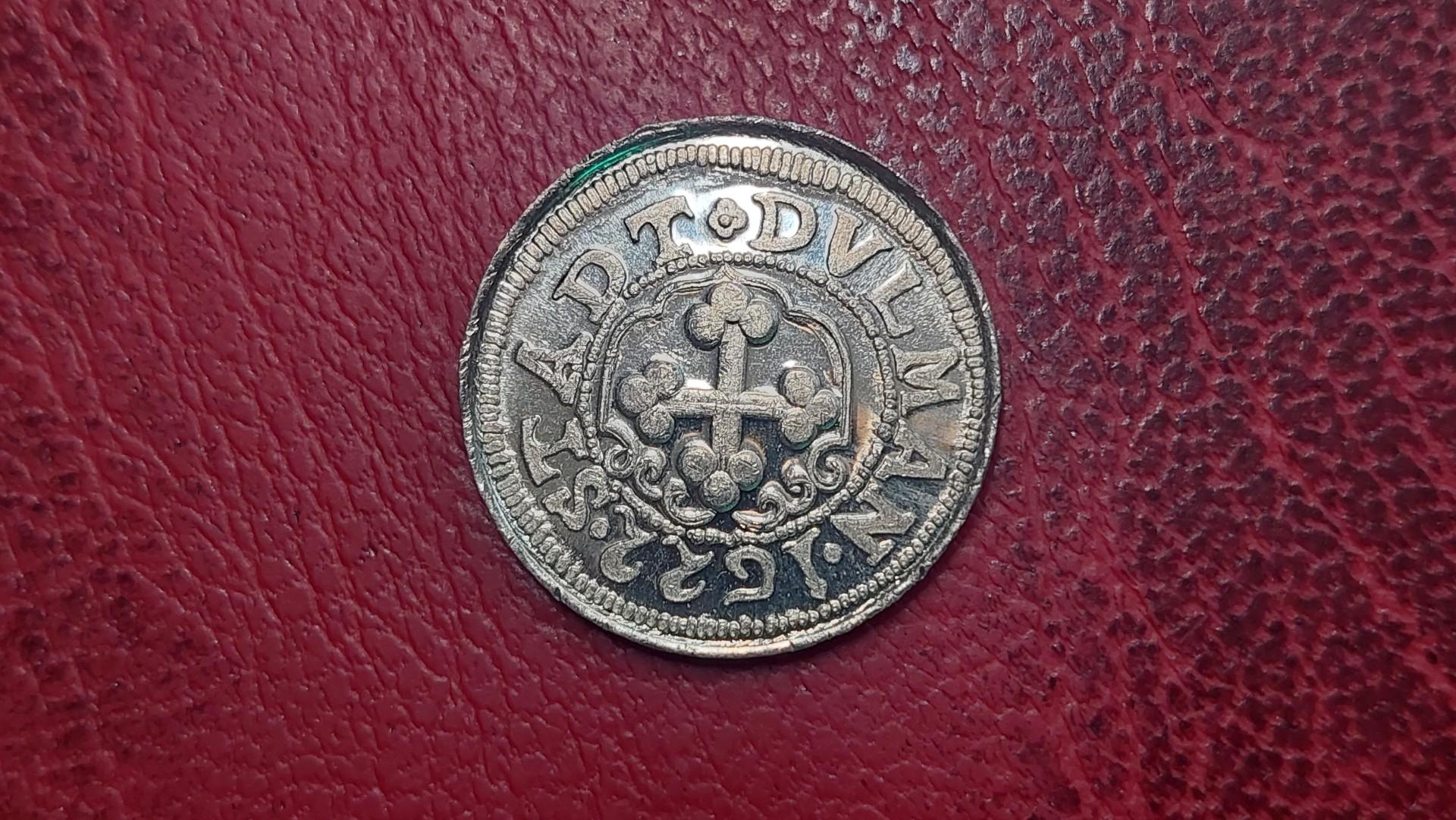 6 Pfennig 1622 Dulman monetos dabartinė kopija