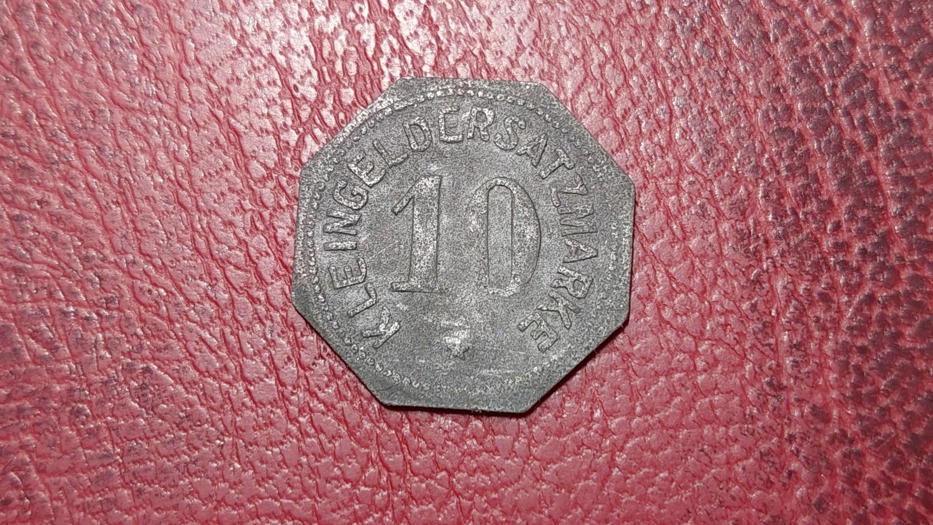 10 Pfennig 1917 Bamberg Notgeld Vokietija Zn