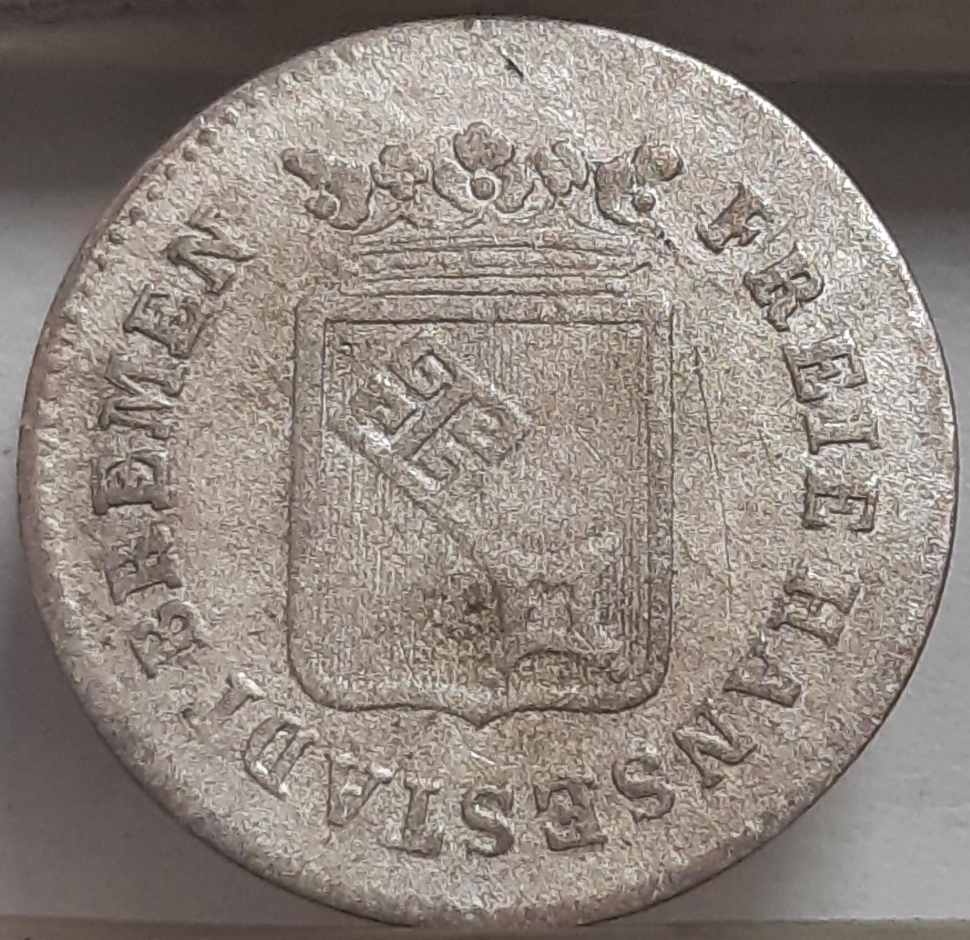 Brėmenas 1 Grotas 1840 KM#230 Reta (4381)