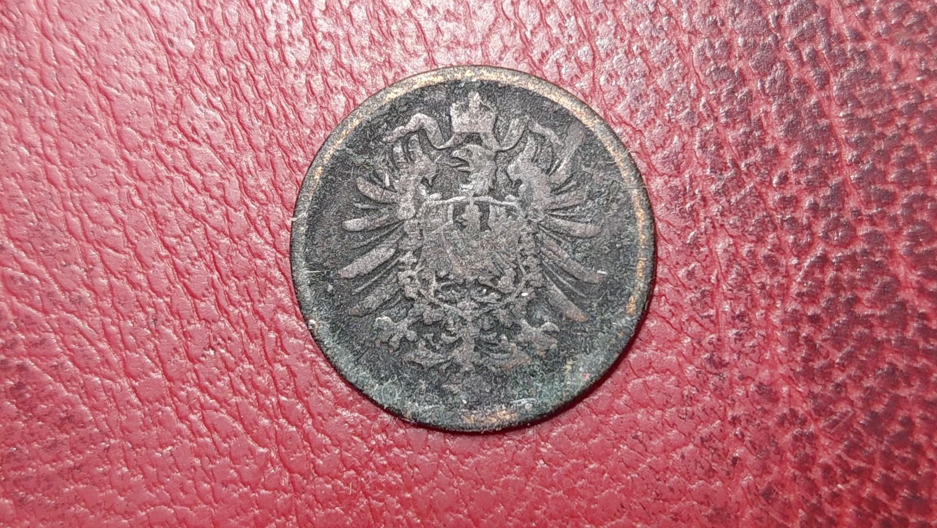 Vokietija 2 pfenigai, 1875A KM# 2