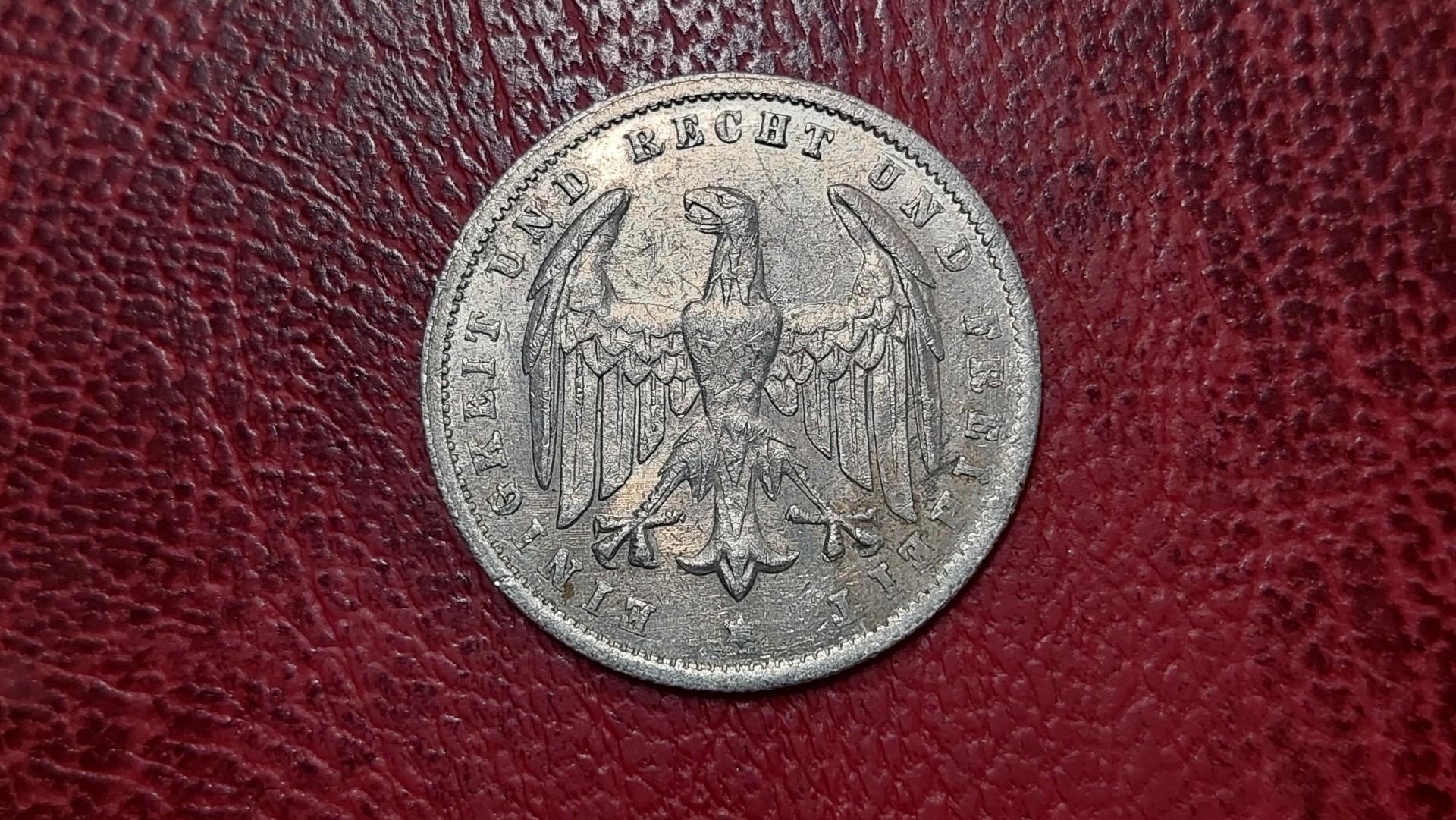 Vokietija 500 markių, 1923F KM# 36