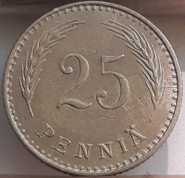 Suomija 25 Pensai 1929 Reta KM#25 (4581)