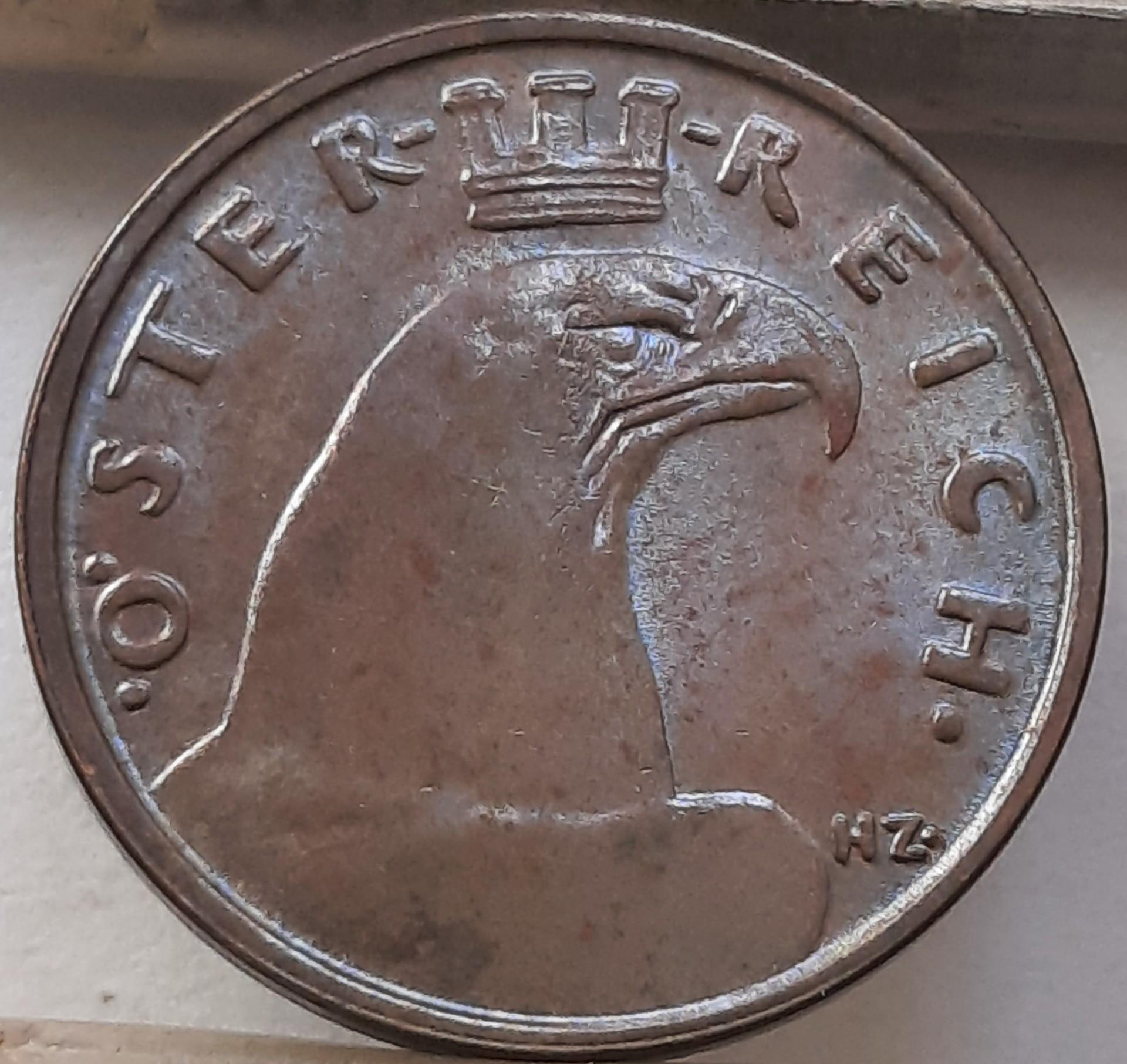 Austrija 1 grošenas 1932 Brokas KM#2836 (4584)