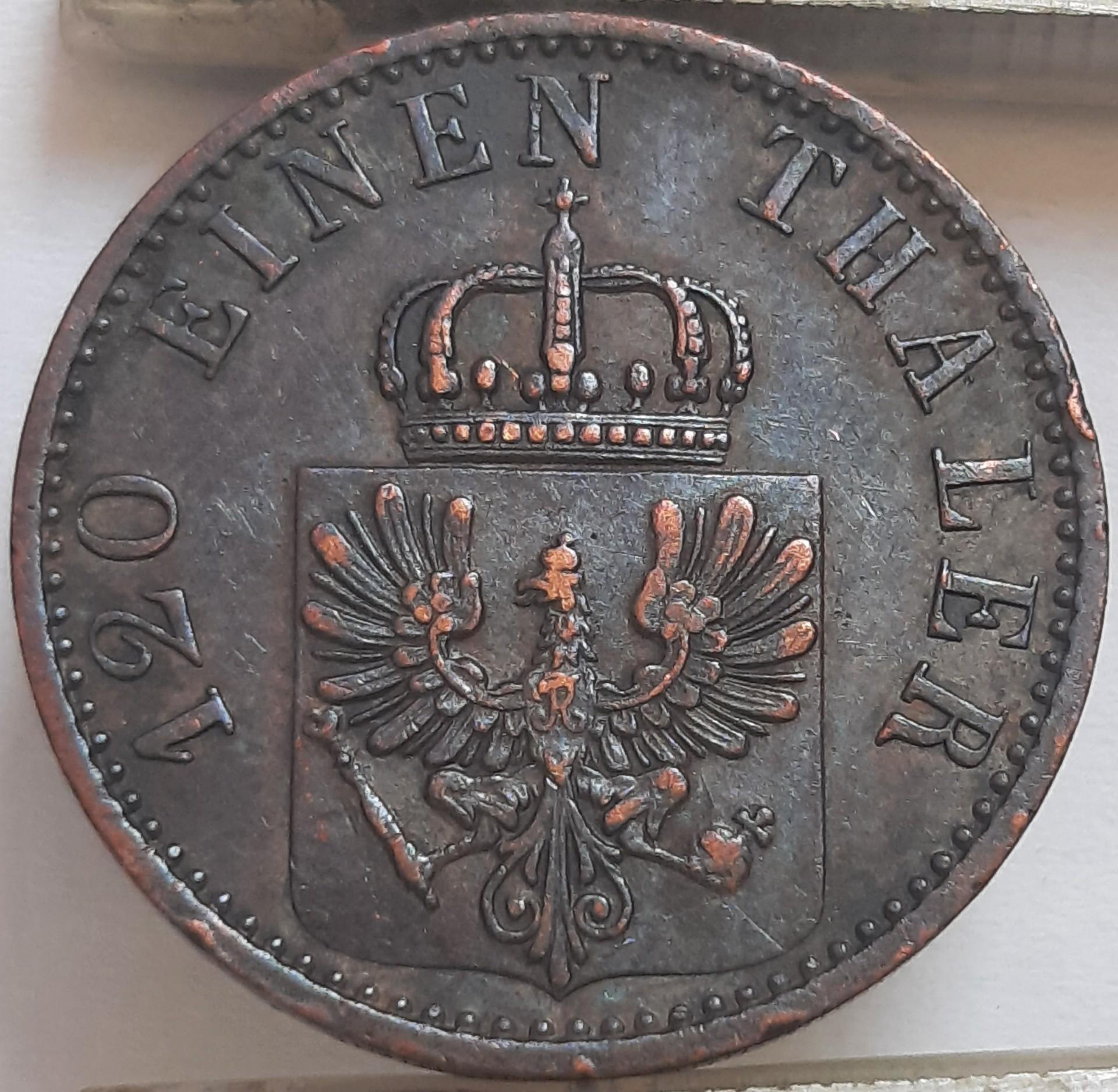 Prūsija 3 Pfenigai 1873 B KM#482 Varis (4704)
