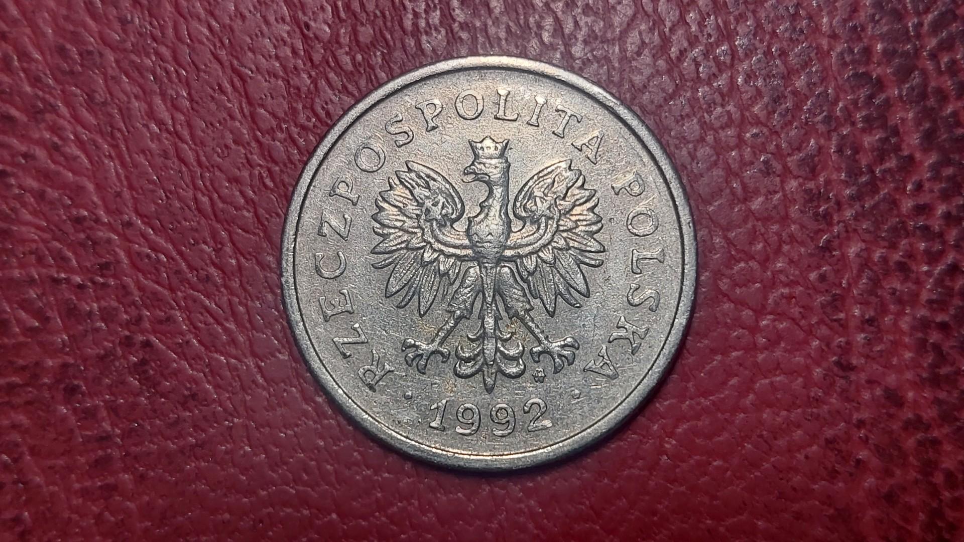 Lenkija 1 zlotas, 1992 Y# 282