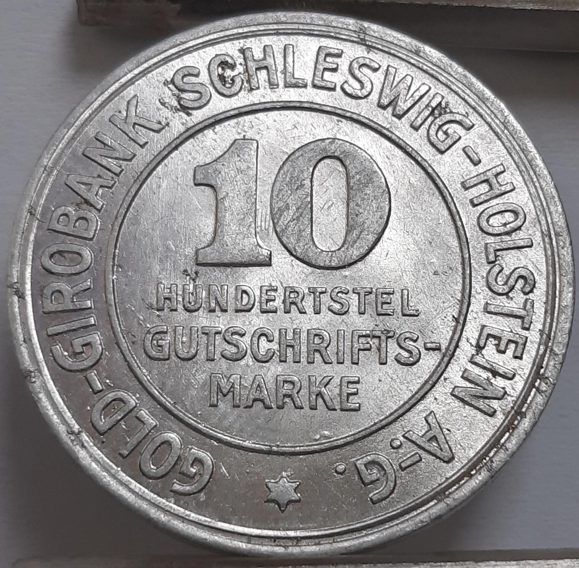 Vokietija 10/100 Gutschftsmarkė 1923 N#25050 (4712