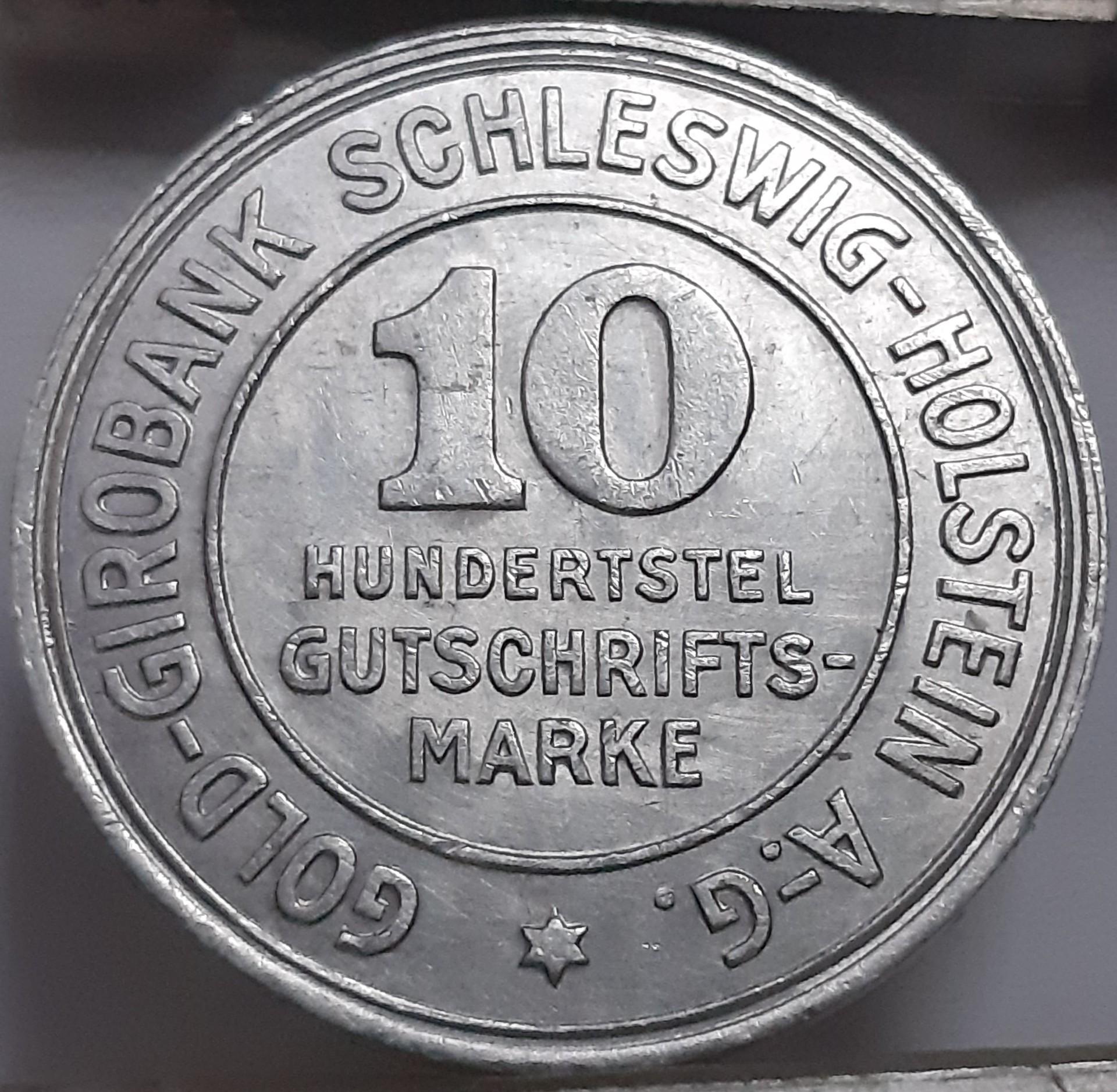 Vokietija 10/100 Gutschftsmarkė 1923 N#25050 (4715