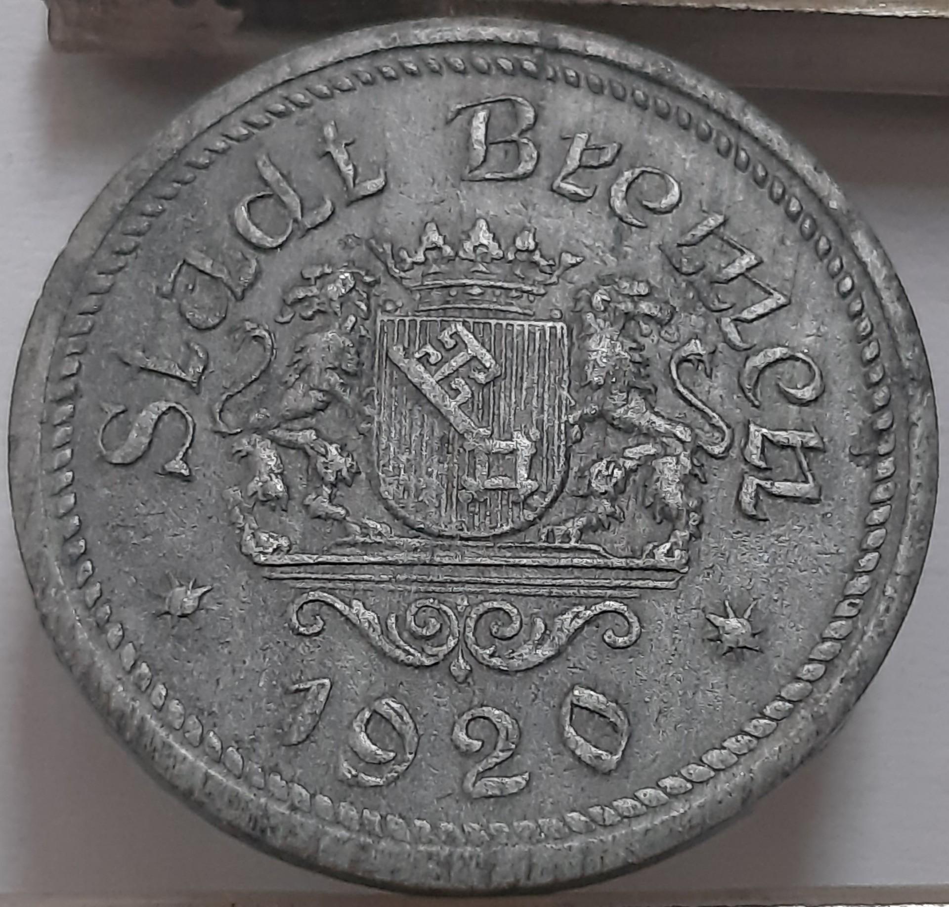 Vokietija 50 pfenigų 1920 N#36513 (4735)