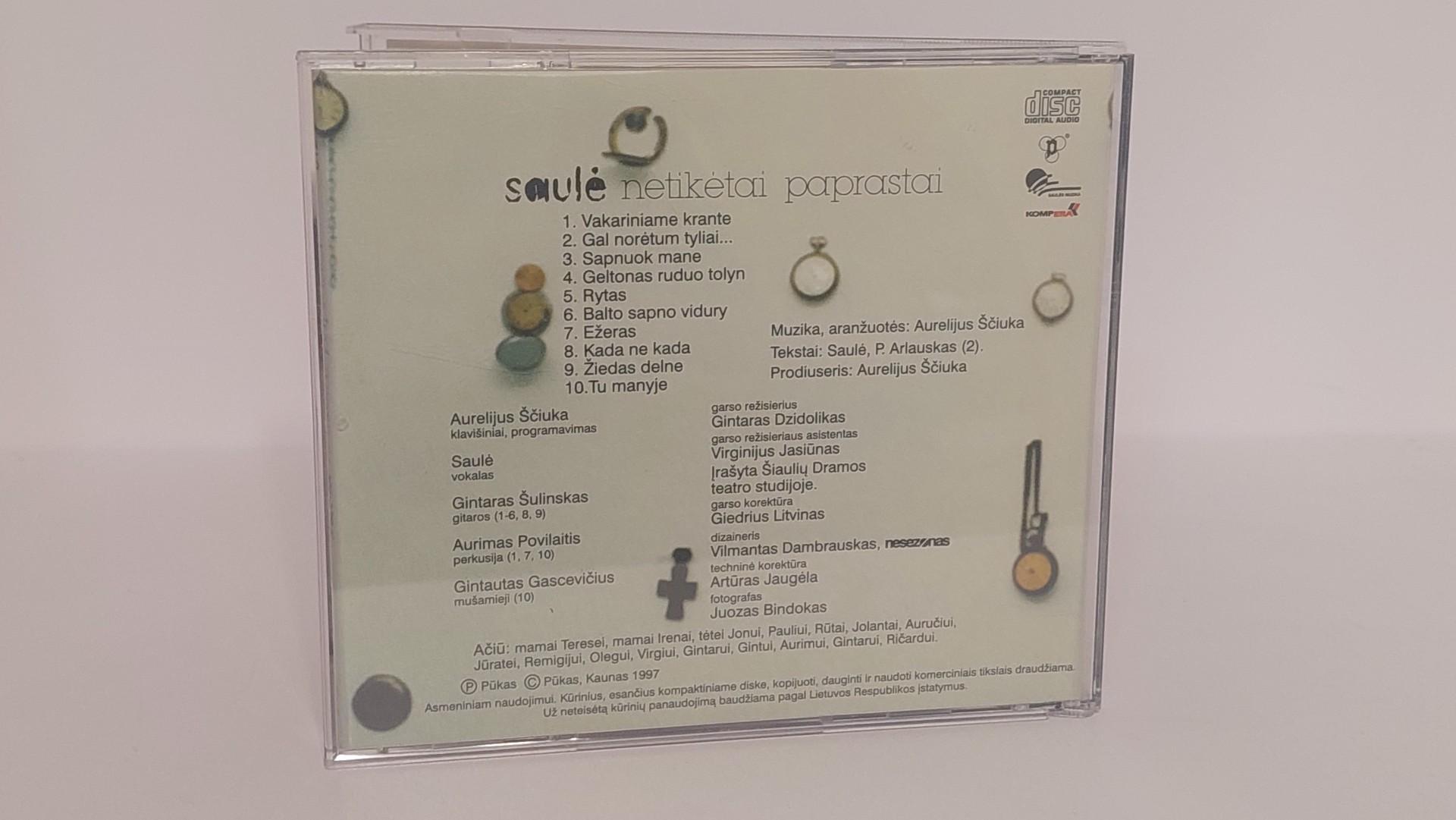 Audio CD Saulė - Netikėtai paprastai