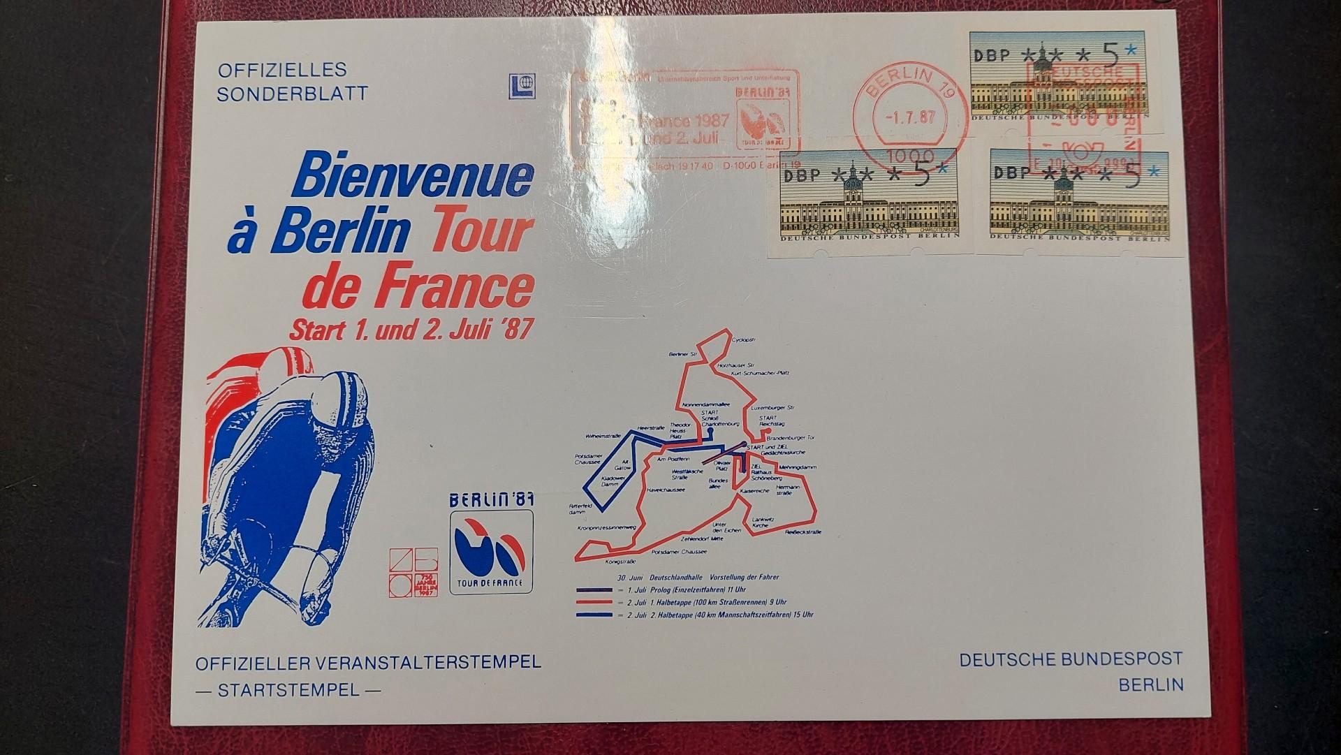 Oficialus spec leidinys Tour de France 1987 Berlin