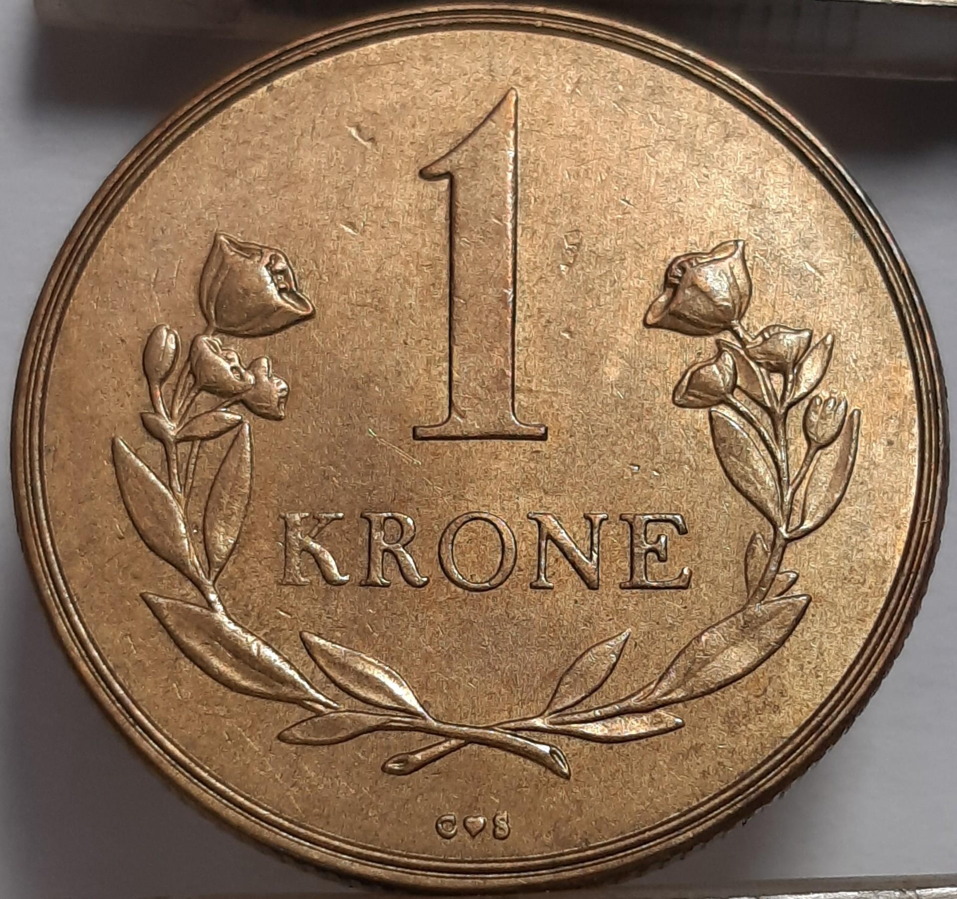 Grenlandija 1 Krona 1957 KM#10 (4809)