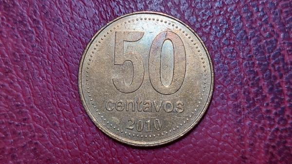 Argentina 50 sentavų, 2010 KM# 111