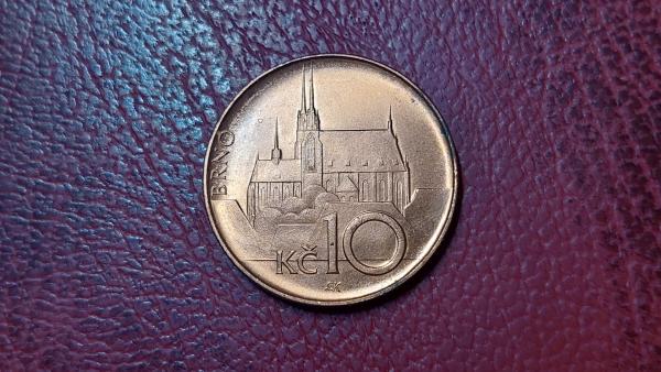 Čekija 10 kronų, 1997 KM# 4