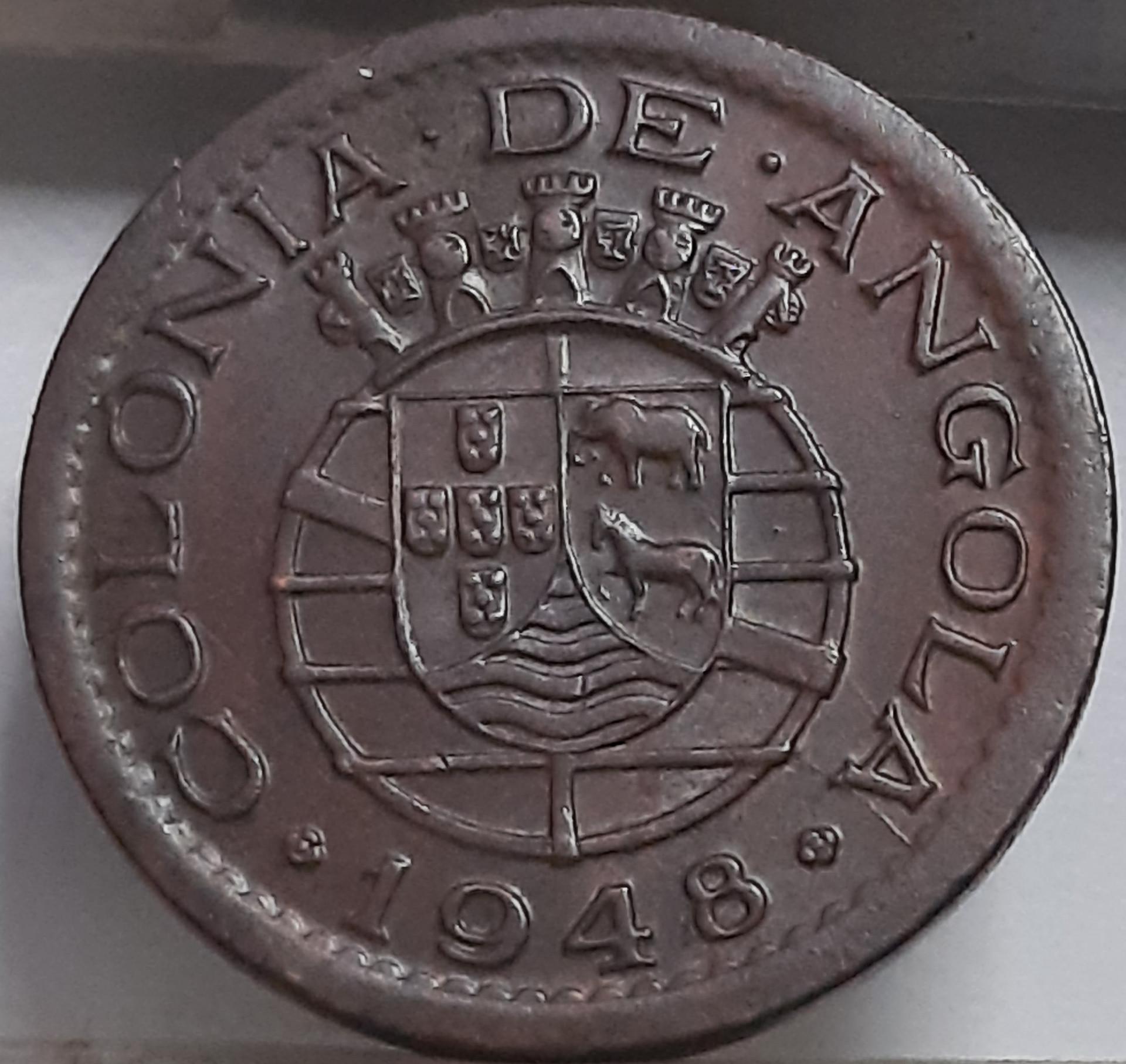 Angola 10 Sentavų 1948 KM#70 Bronza (4837) 