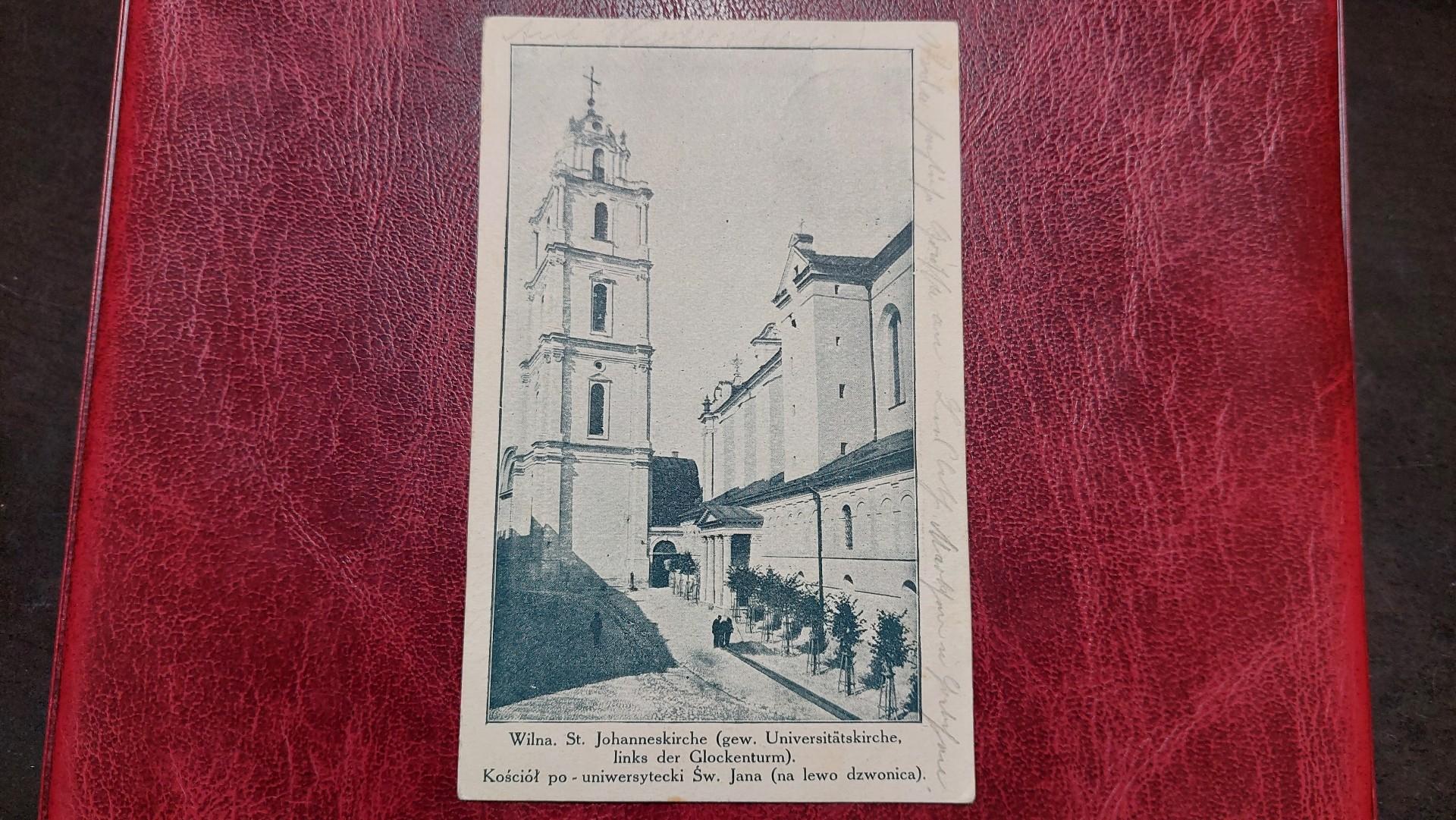 Sena foto-atvirlaiš. Vilnius Šv.Jono bažnyčia 1915