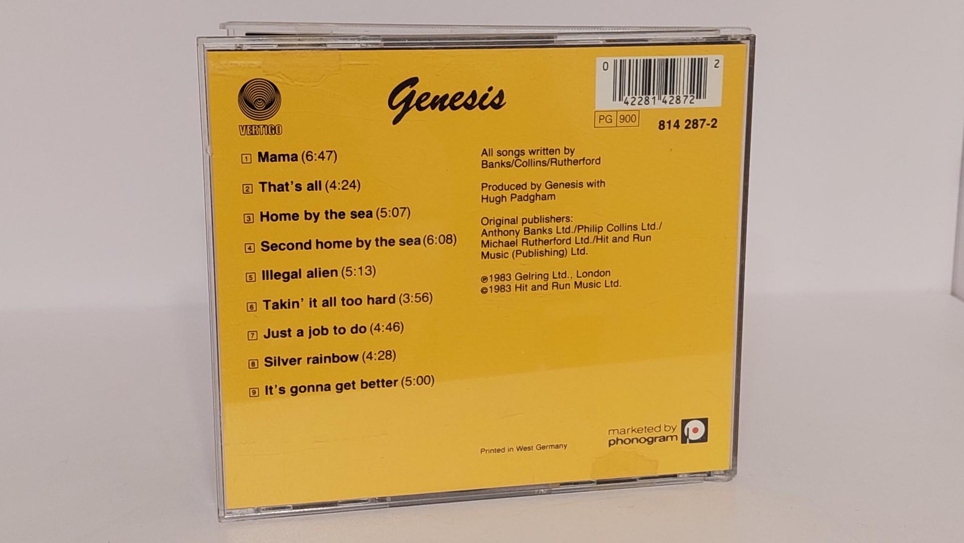 Originalus Audio CD Genesis - Genesis