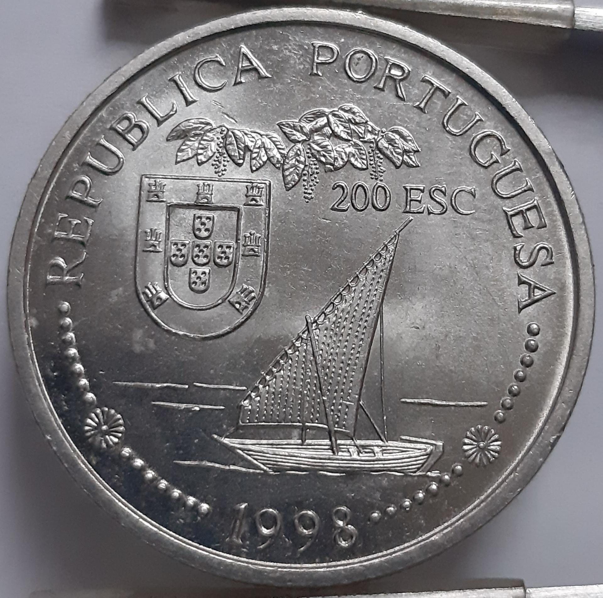 Portugalija 200 Eskudų 1998 KM#712 Proginė (4940) 