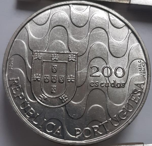 Portugalija 200 Eskudų 1992 KM#663 Proginė (4949)