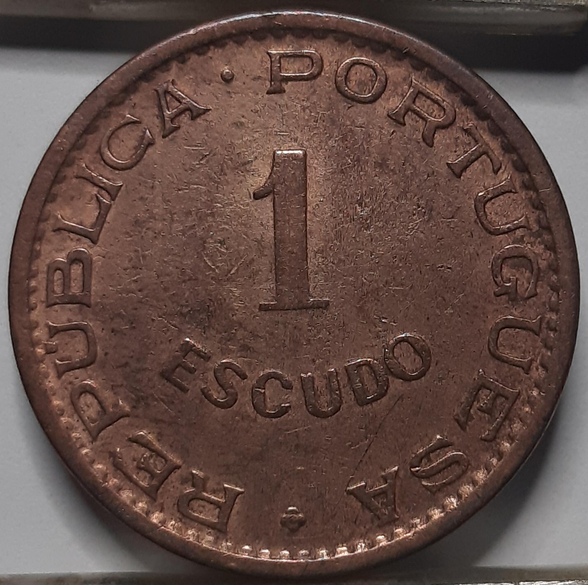 Mozambikas 1 Eskudas 1968 KM#82 Bronza (4902)