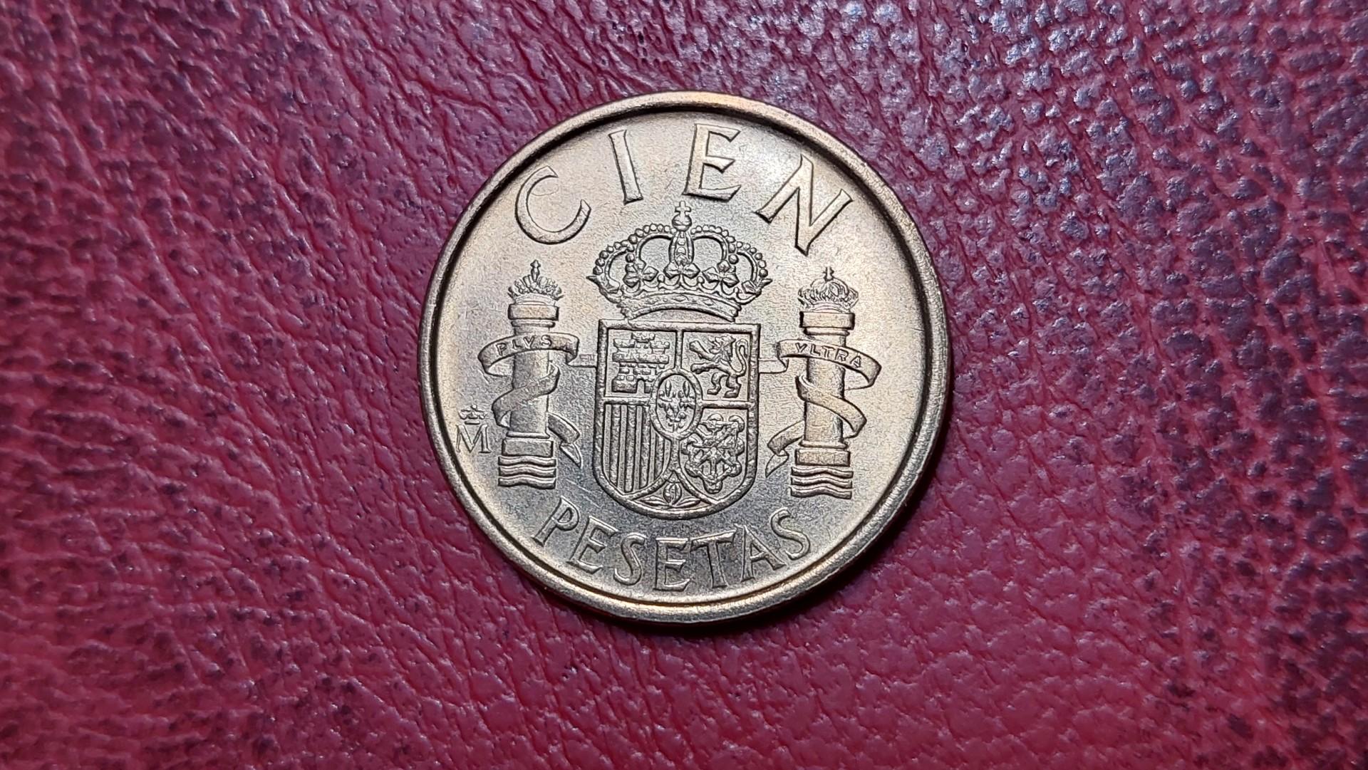 Ispanija 100 pesetų, 1989 KM# 826