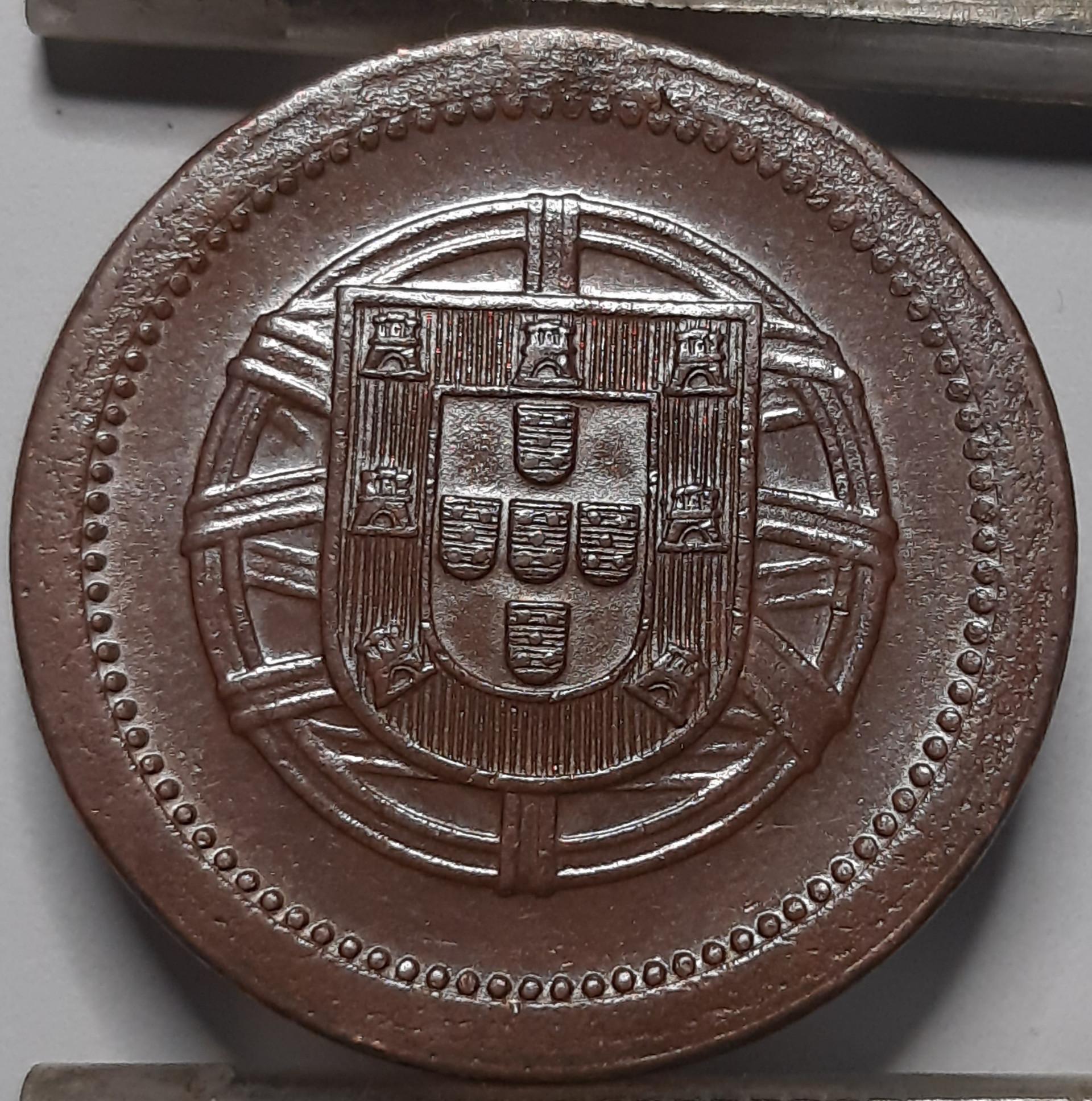 Portugalija 5 Sentavai 1921 KM#569 Bronza (4895) 