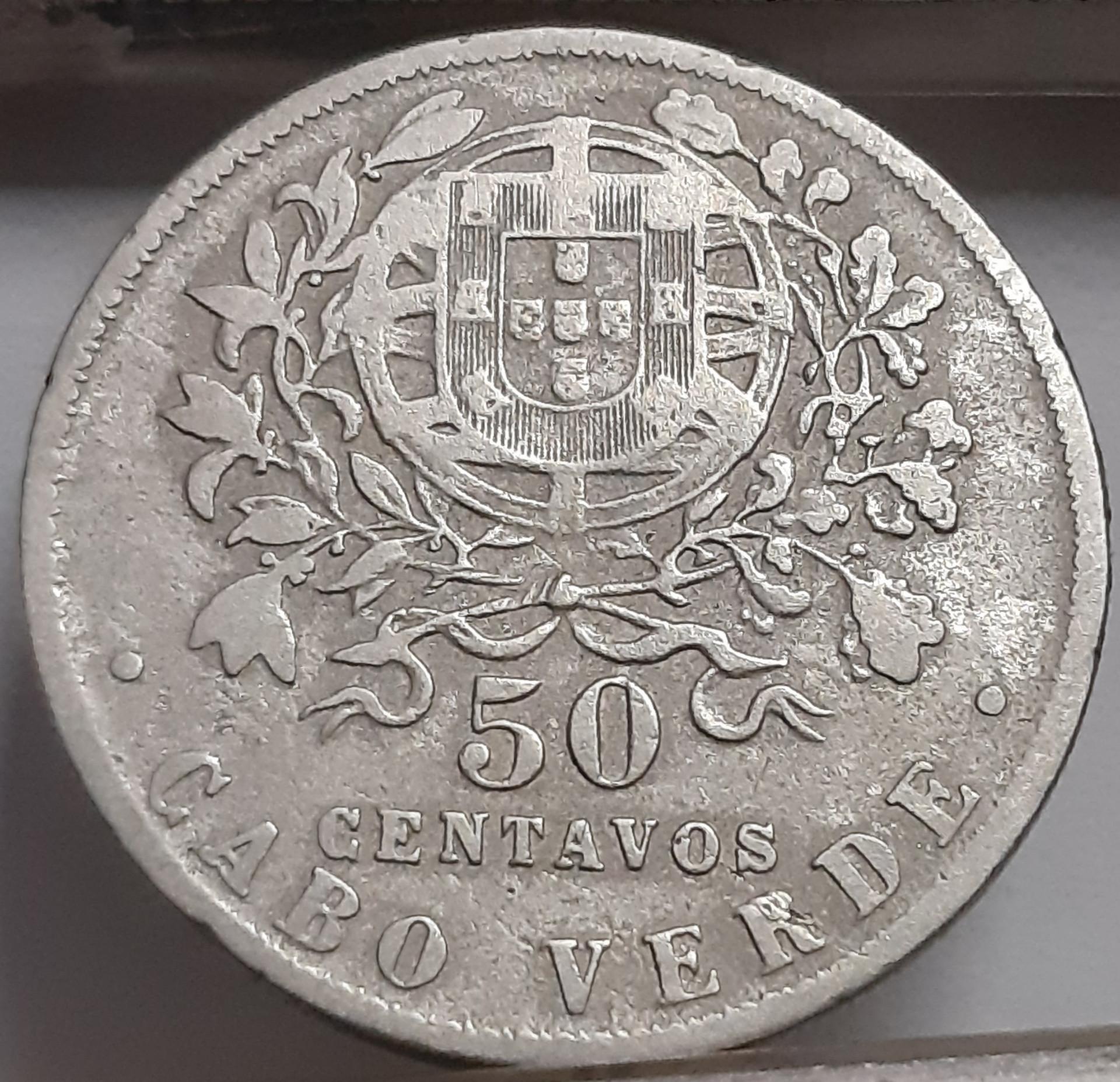 Žaliasis Kyšulys 50 Sentavų 1930 KM#4 (4893) 