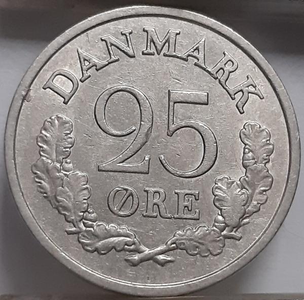 Danija 25 Erės 1960 KM#850 Reta (4920)