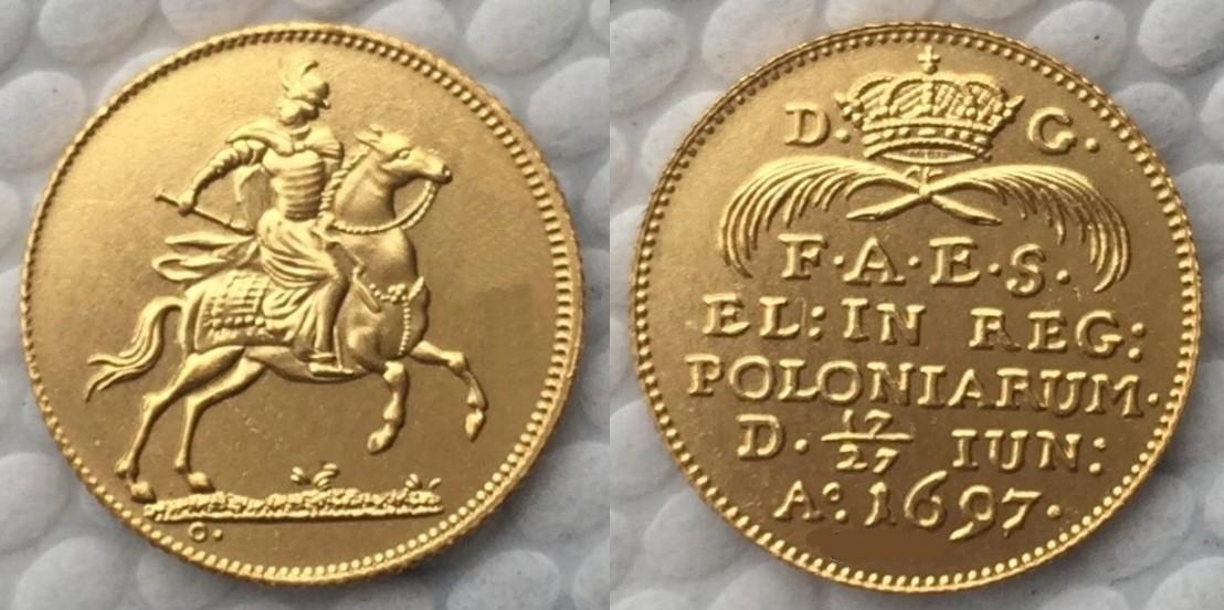Retesnių "Auksinių" LDK monetų KOPIJOS