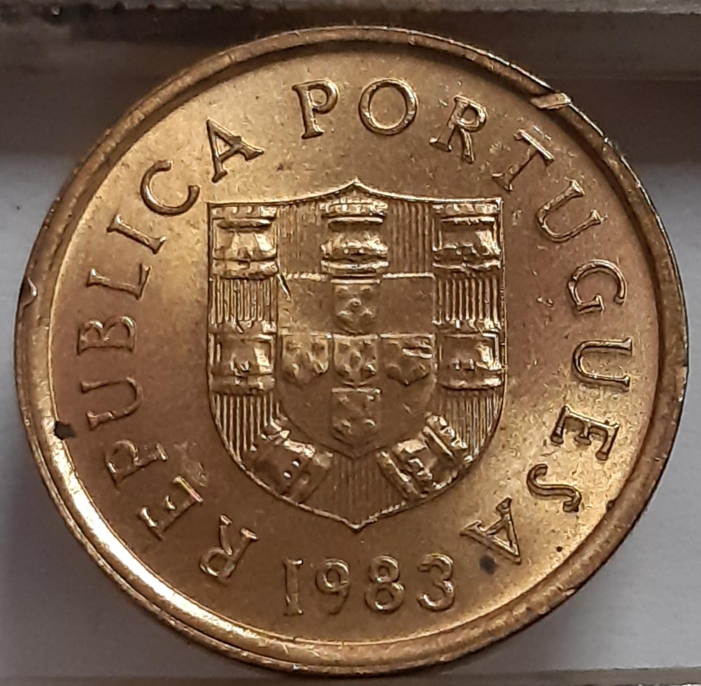 Portugalija 1 Eskudas 1983 KM#614 (5144) 