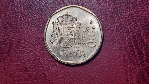 Ispanija 500 pesetų, 1987 KM# 831