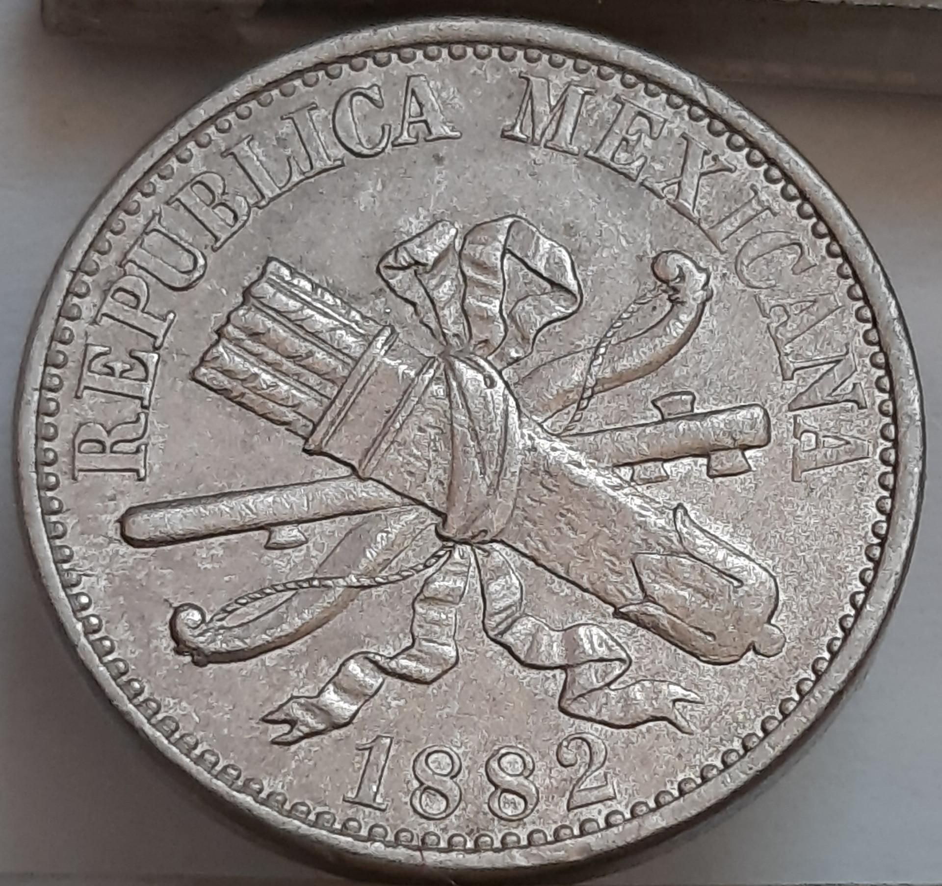 Meksika 5 Sentavai 1882 KM#399 (5229) 