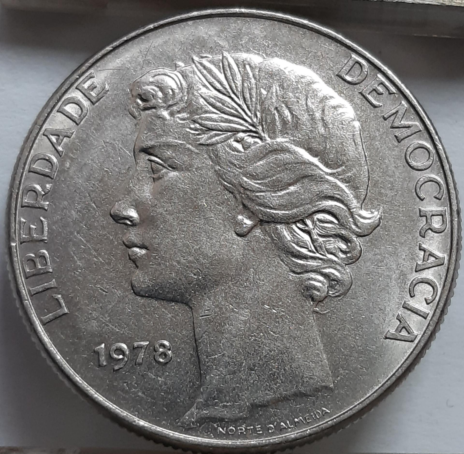 Portugalija 25 Eskudai 1978 KM#607 (5195) 