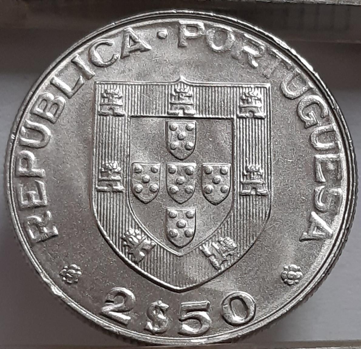 Portugalija 2,5 Eskudo 1982 Proginė KM#613 (5196) 