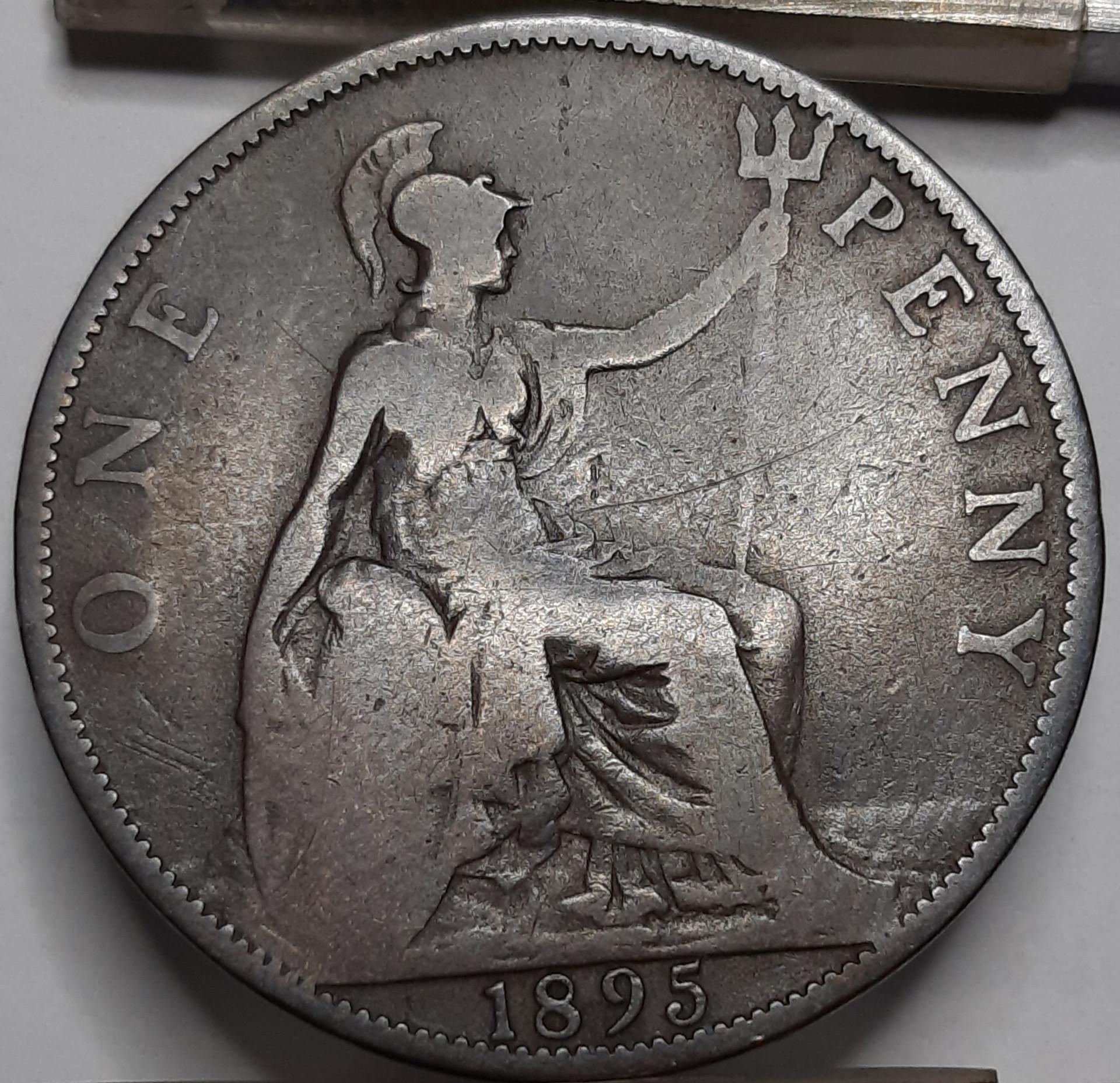 Jungtinė Karalystė 1 Pensas 1895 KM#790 (5256) 