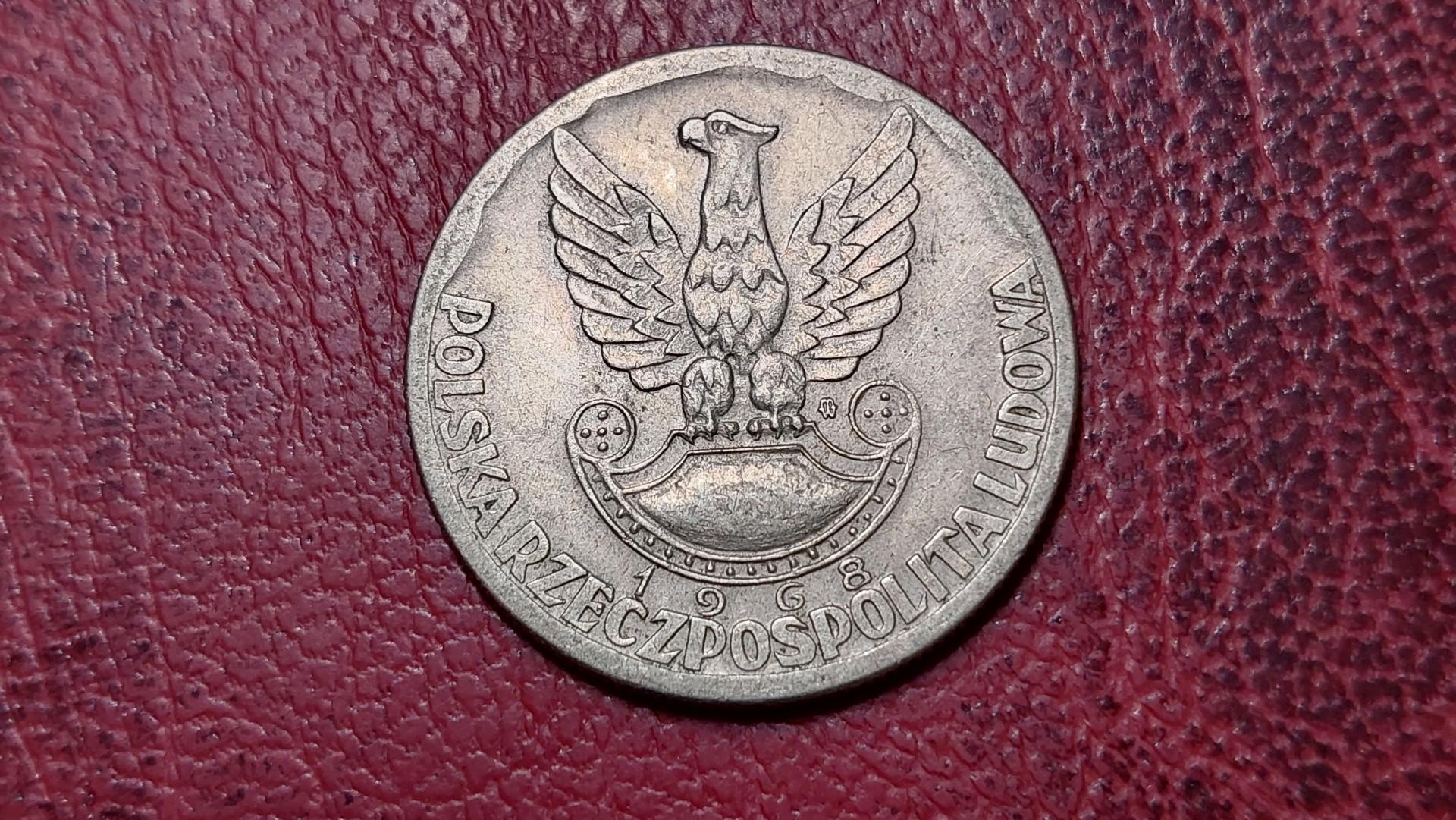 Lenkija 10 zlotų, 1968 Y# 60 armijos 25 metų