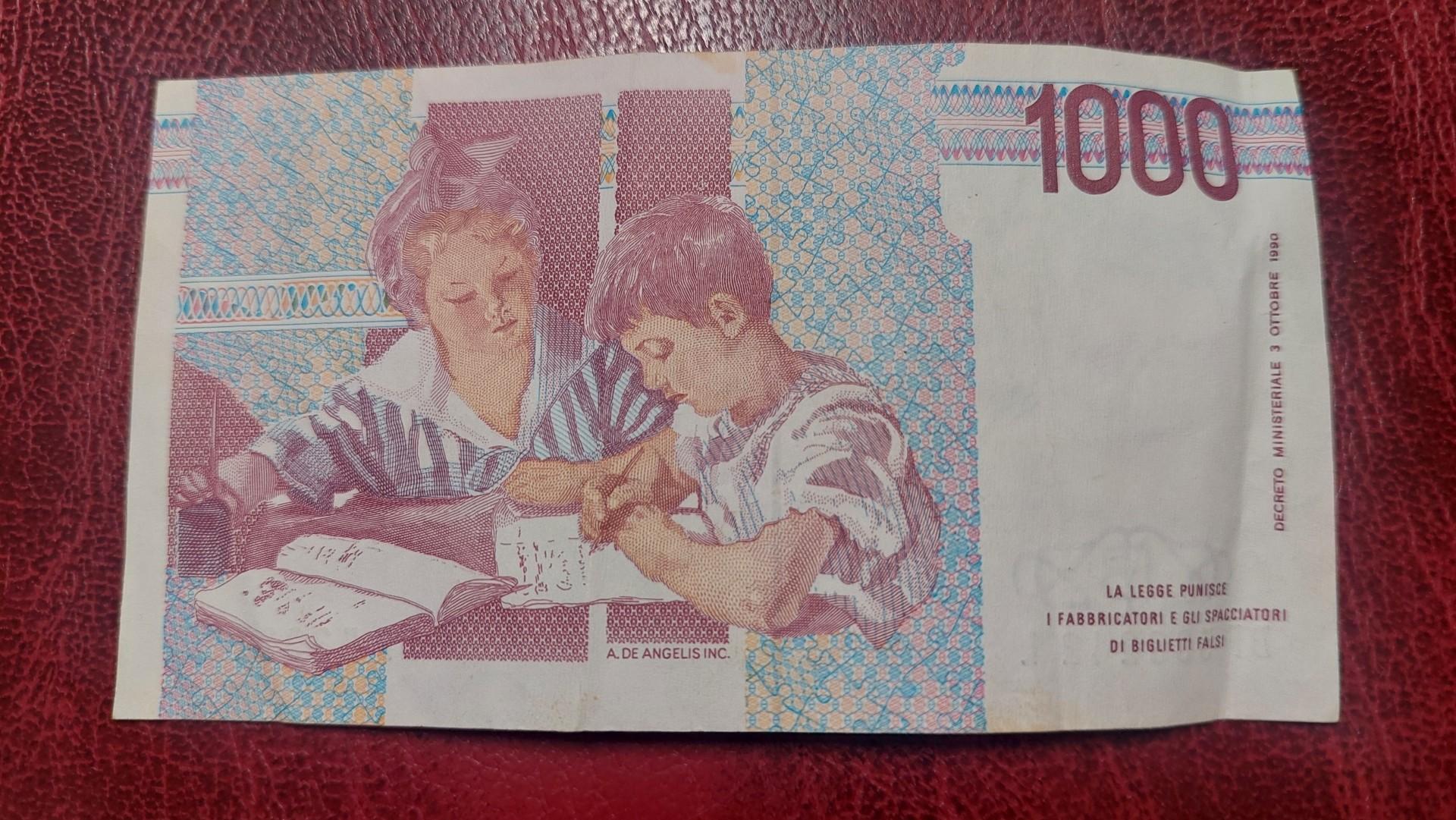 1,000 Lire 1996.11.26 Italija P-114c.2