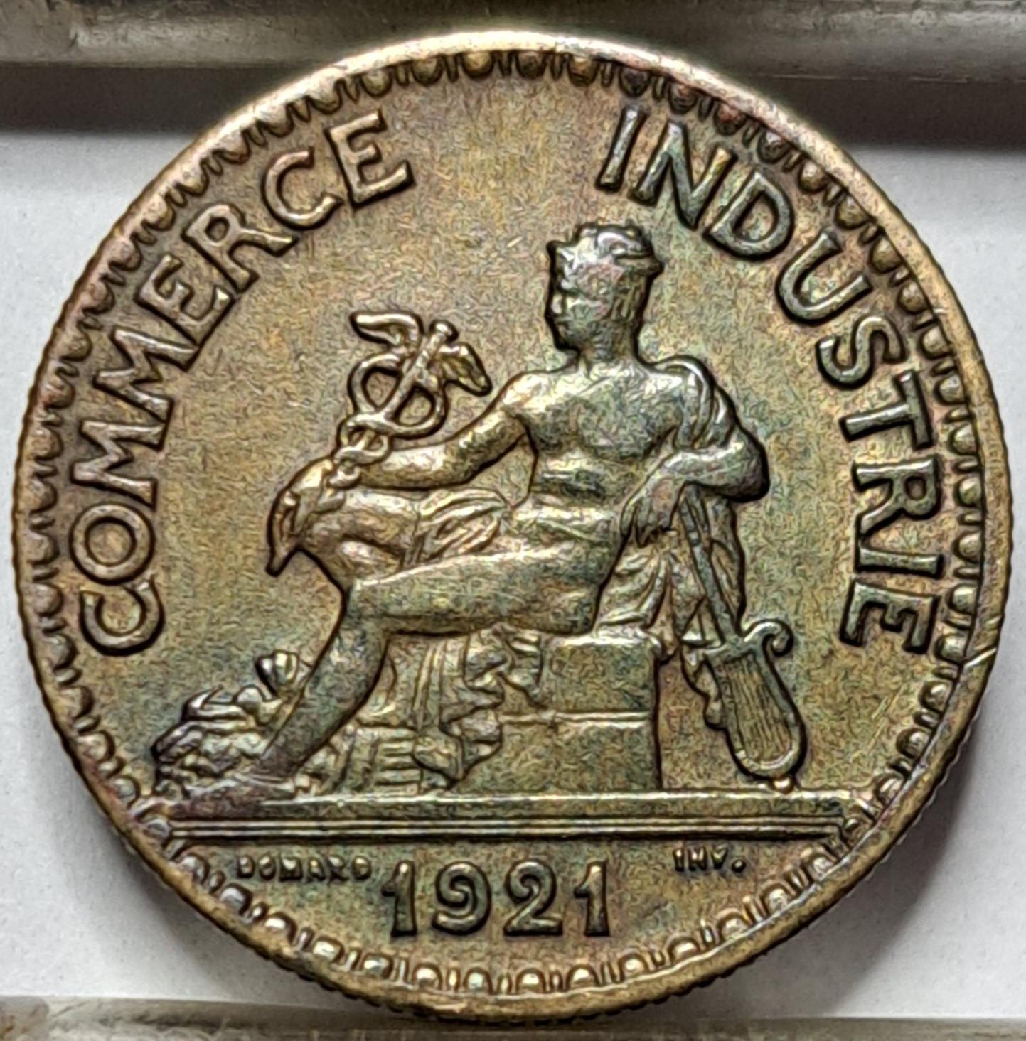 Prancūzija 50 Santimų 1921 KM#884 (5370)